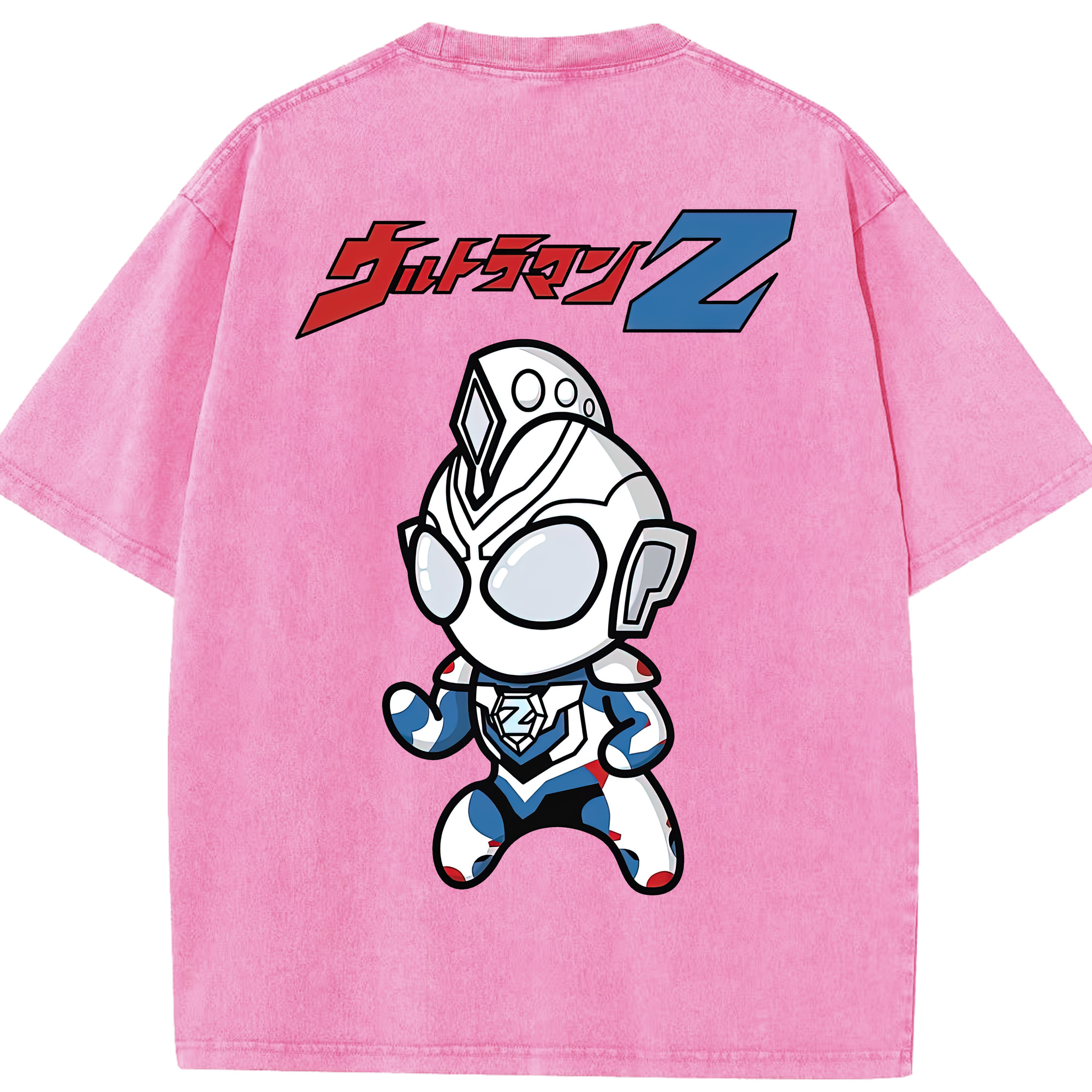 （画像用） ウルトラマン Ultraman 綿100% ヴィンテージ風 半袖Tシャツ（背面プリント）